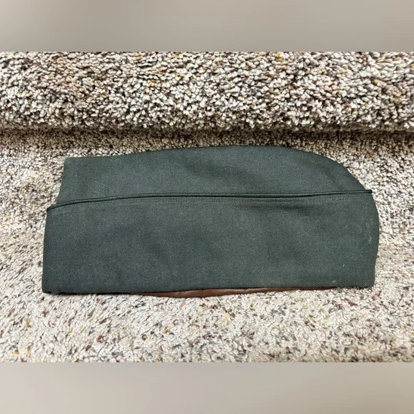 Vintage 1957 Army Garrison Wool Military Caps Green - Picture 6 of 6